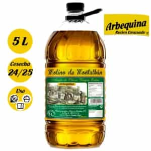 VIRGEN EXTRA ARBEQUINA - 5L NUEVA COSECHA